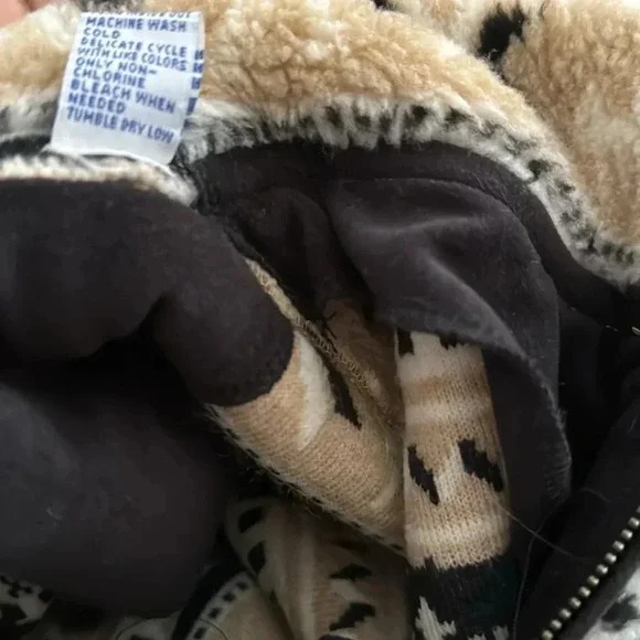 Marsh Landing Medium 3/4 zip hiking/camping sweater size XL Snowflake Design - Picture 5 of 5